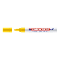 Průmyslový lakový popisovač edding 8750, žlutý, 2-4 mm, 10 ks/bal.